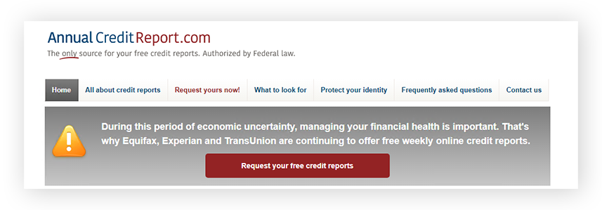 如果你的社会安全卡被盗，请通过Annualcreditreport.com仔细监控你的信用报告。